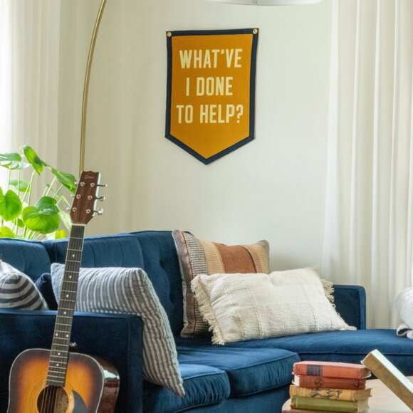 What've I Done To Help Camp Flag • Jason Isbell x Oxford Pennant - Picture 1 of 5